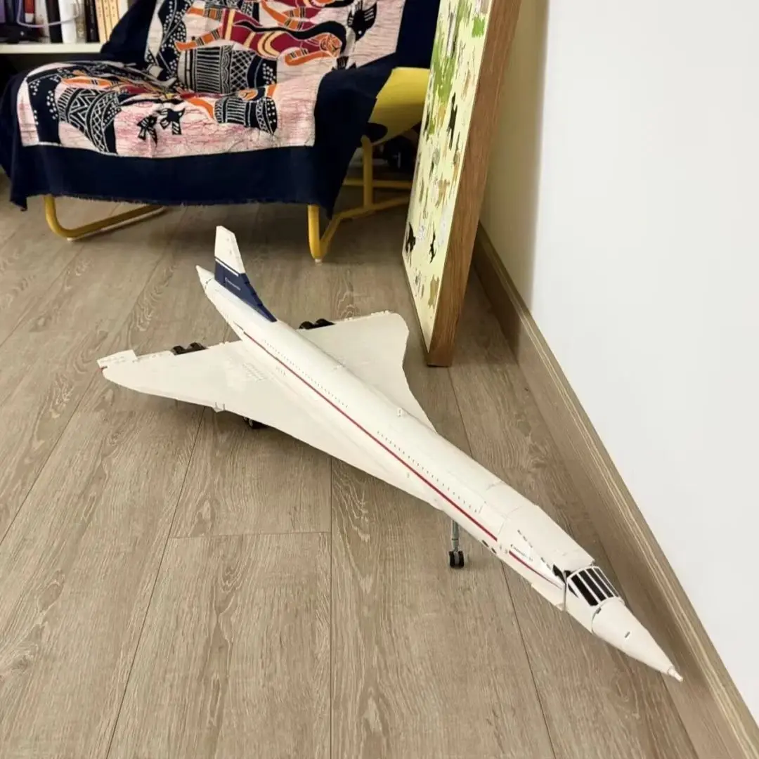 2083PCS Concorde Passenger Aircraft Building Block Creative Decoration Technical Model MOC Assembly Bricks Toys Gifts