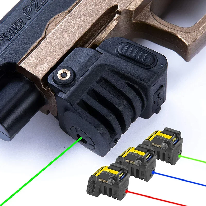 

Compact Handgun Green Laser Sight with 20mm Picatinny Rail Mount Fits For Taurus G2C Glock 19 SIG-SAUER Taurus LS-L8