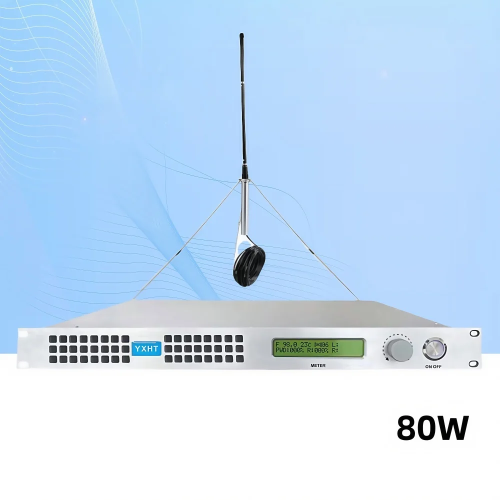 

1U, 80W ,YXHT-1 Rackmount FM Transmitter Kit - Professional Broadcast Equipment