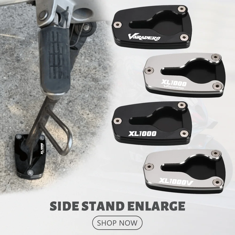 For HONDA XL1000V XL1000 XL 1000 V VARADERO 2001 2002 2003 2004 2005 2026-2011 Kickstand Enlarger Pad Side Stand Extension Plate