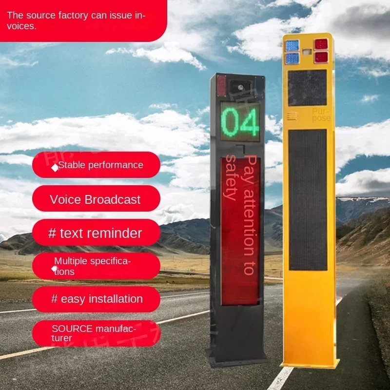 Hot sales Solar Curve Warning Radar Detection Voice