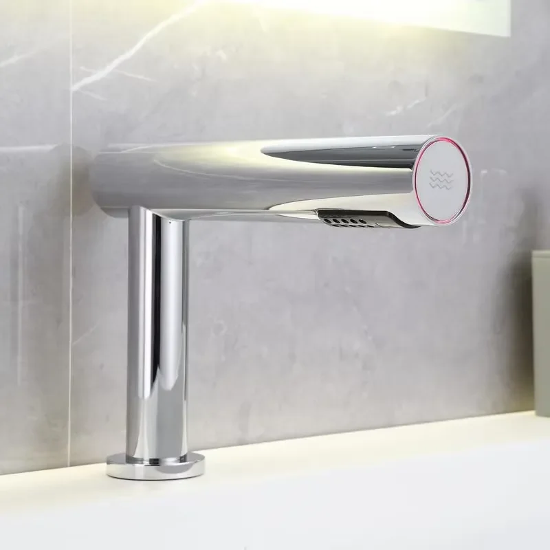 New 3 in 1 Smart Brass Foaming Liquid Triple Sensor Air Tap Faucet Hand Dryer With Soap Dispenser