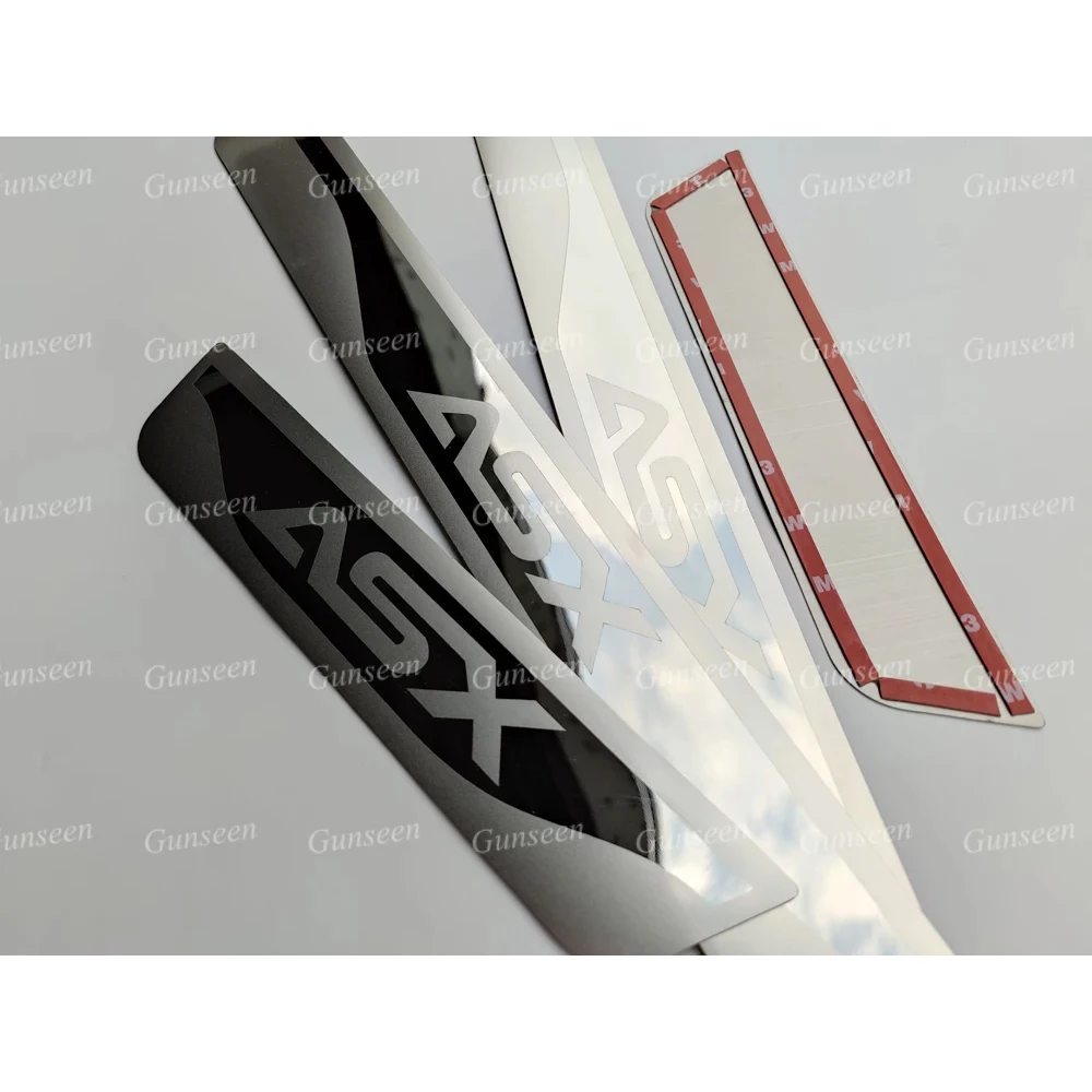 For Mitsubishi Asx Car Styling Accessories Door Sill Scuff Plate Protector Guard Auto Sticker 2021 2013 2015 2016 2017 2018 2023