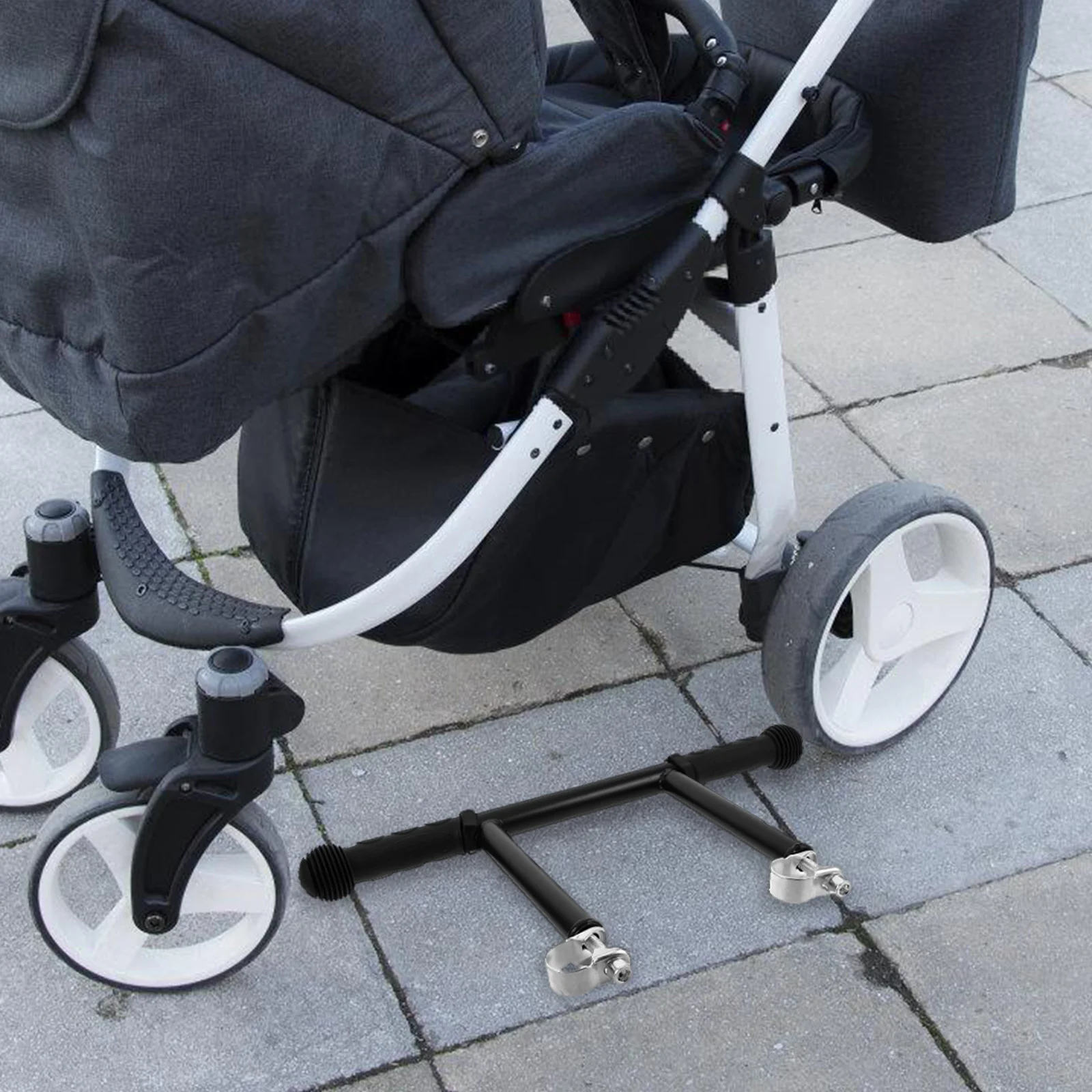 trolley-handle-extension-bar-adjustable-grip-black-22-mm-buckle-for-strollers-and-prams-stroller-handrail-handle-extension