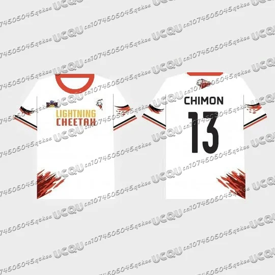 الصيف جولة الرقبة عارضة تايلاند الرجال والنساء Gmm التلفزيون الرياضة اجتماع الفانيلة 3D مطبوعة قصيرة الأكمام فريق الأحمر تي شيرت #5