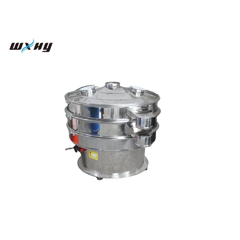 High Accuracy Rotary Ultrasonic Vibrating Sieve Stainless Steel Construction 900 mm Sieve for Resin Paint Plastic Grease