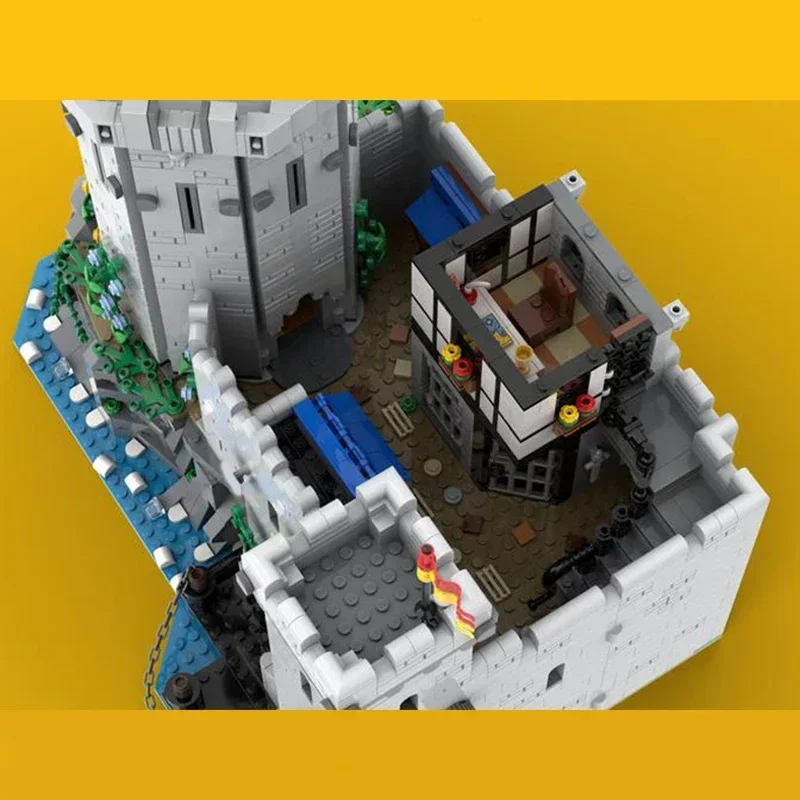 medieval military fortress bricks modular castle military fortress blocks knight castle bricks medieval architecture gift moc