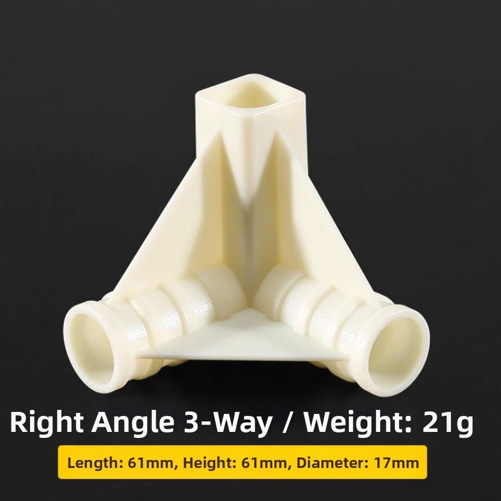 10pcs Lightweight 16mm Mesh Tent Pole Connector Kit Thickened PP Material For Beach Tent Frames Canopy Structures Accessories