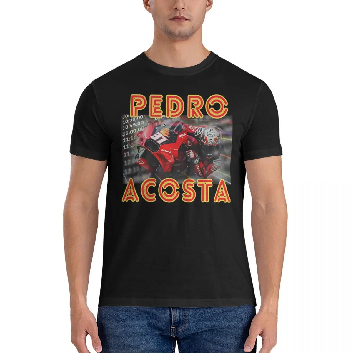 Men's T-Shirts Pedro Acosta Moto GP #31 2024 Spanish Casual Cotton Tees Short Sleeve Aprilias T Shirts Round Neck Clothing 6XL