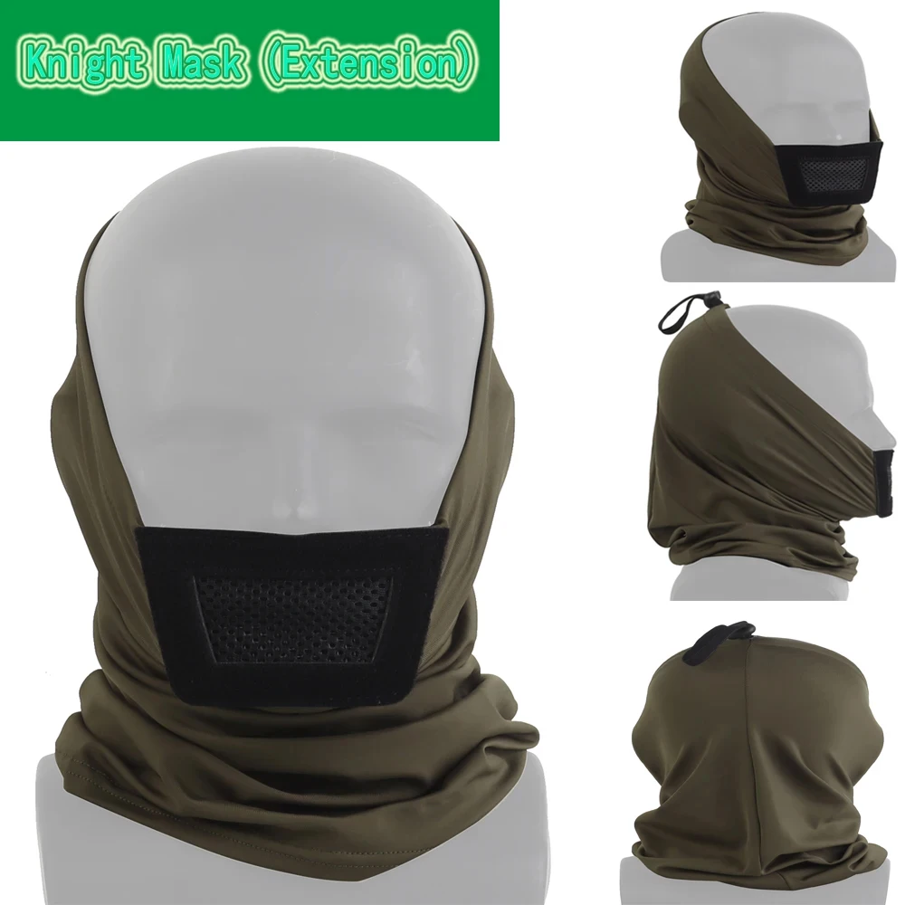 

Тактическая маска Knight Mat Mesh: дышащая, с расширенной защитой, для вечеринок, кемпинга, сафари, походов, стрельбы
