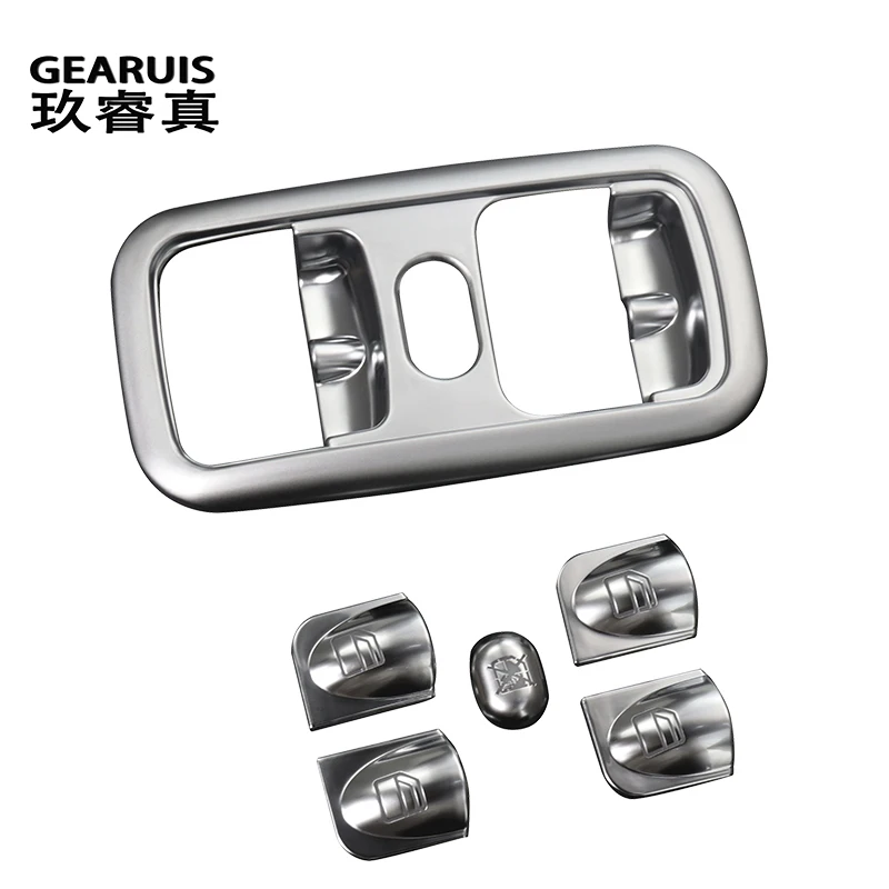 For Mercedes Benz G Class W463 2004-2011 Car Styling Armrest Window Glass Lift Control Panel Frame decoration Cover Sticker Trim
