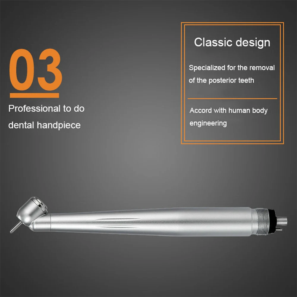 Dental 45 Degree LED High Speed Handpiece E-generator Fit Nsk Kavo