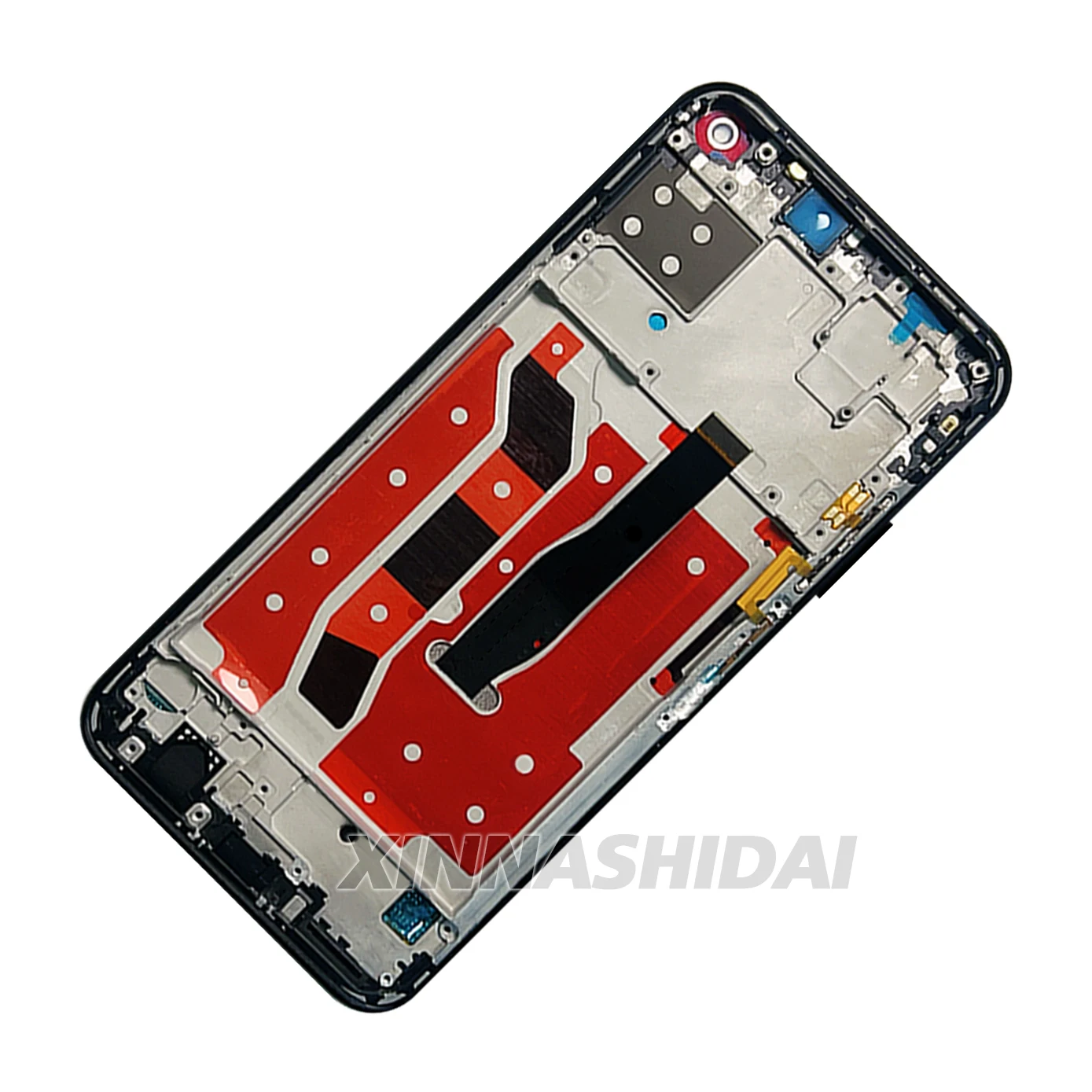 Nueva pantalla LCD de 6,4 pulgadas para Huawei P40 Lite, conjunto de digitalizador de pantalla táctil LCD con marco, repuesto de pantalla para P40 Lite LCD