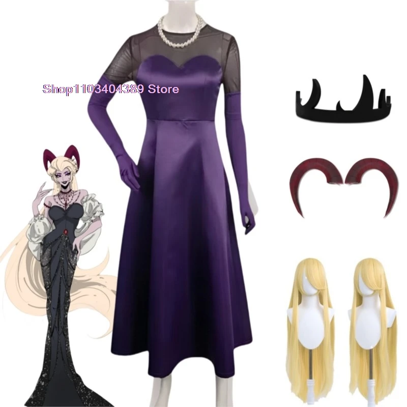 Hazbin Kid Costume Hotel Cosplays Woman Lilith Adult Disguise Cosplay Anime Women's Costumes Clothes Custumes Men's Cos Figures