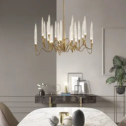 High-end Modern Luxury Branch Candle-shaped Bubble Crystal Chandelier Living Room Study Bedroom Wall Lamp LED Indoor Lighting
