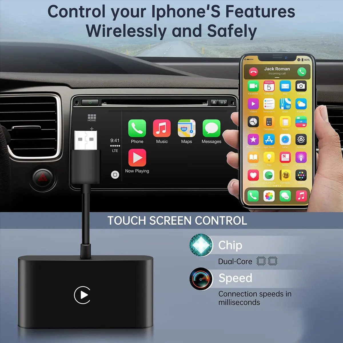 [a75t]-adaptador-inalambrico-carplay-dongle-de-carplay-con-cable-a-inalambrico-para-apple-iphone-actualizacion-en-linea-por-wifi-adaptador-inalambrico-carplay-b