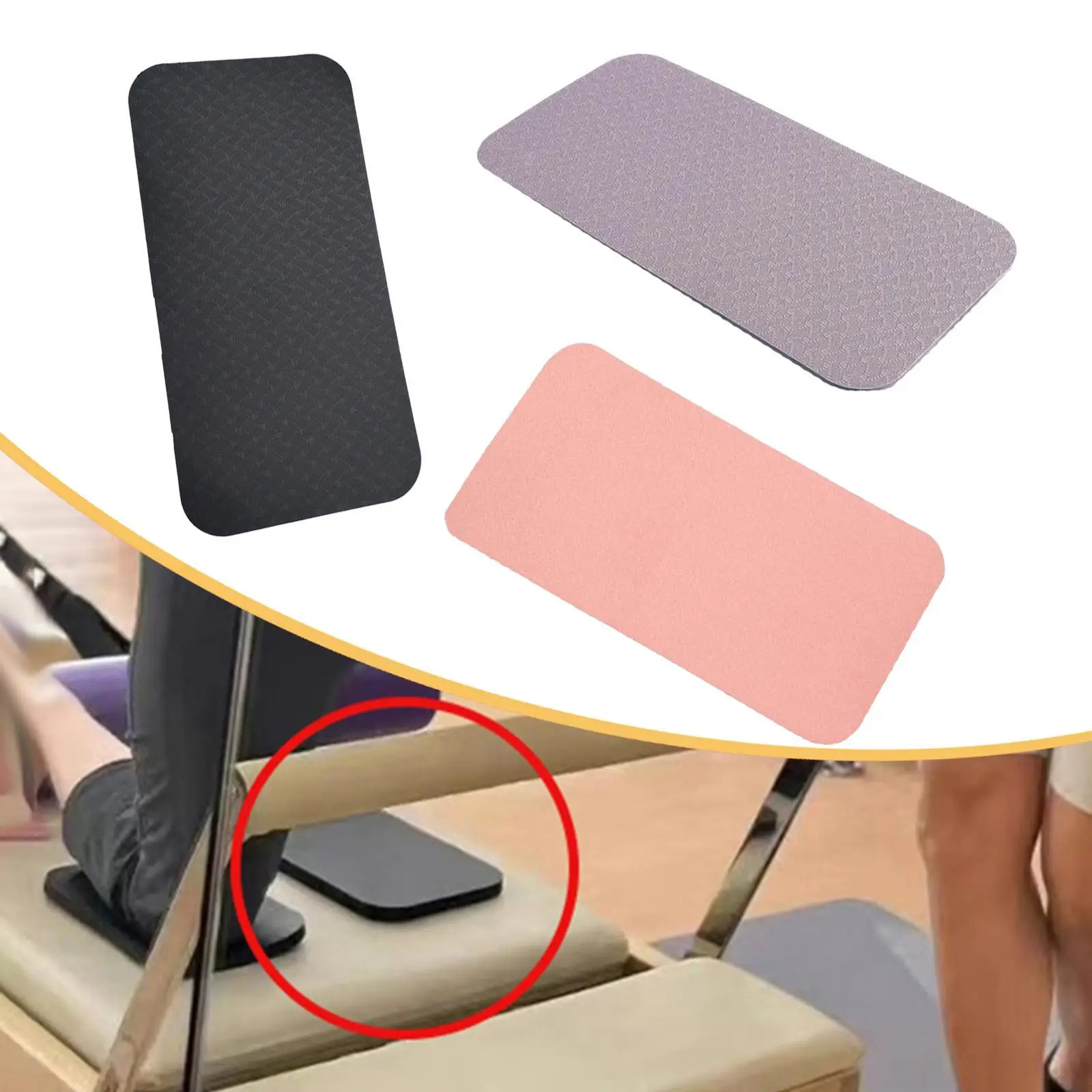 

2x Pilates Mats Women Pilates Kneeling Mat for Body Building Travel Training