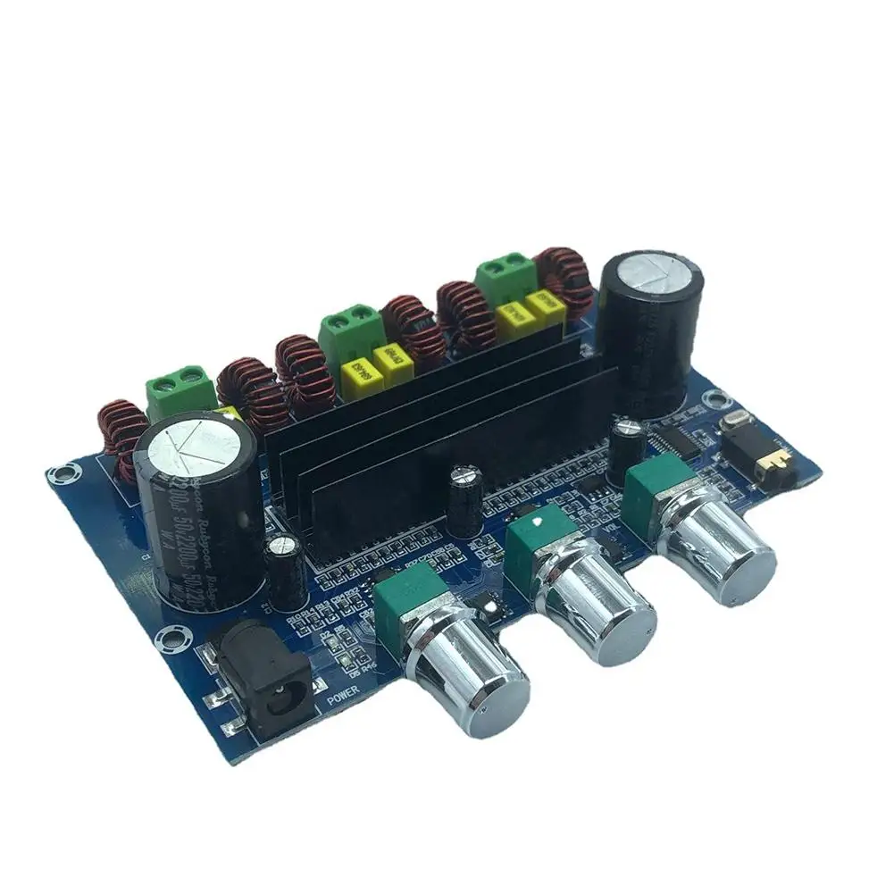 100W+2*50W BT 5.0 Dual TPA3116D2 Power Subwoofer Amplifier Equalizer Board Amp Audio 2.1 DC12~24V Stereo AUX Channel TPA311 Z2T1