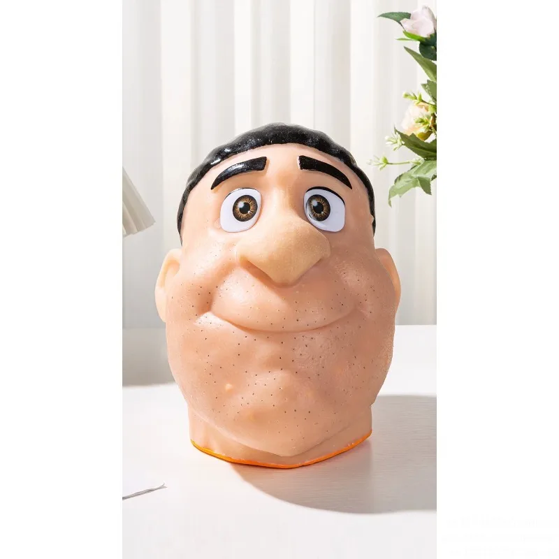 Stress Relief Squeeze Toy Big Head Model Clip Acne Strawberry Nose Burst Pimple Anxiety Depress
