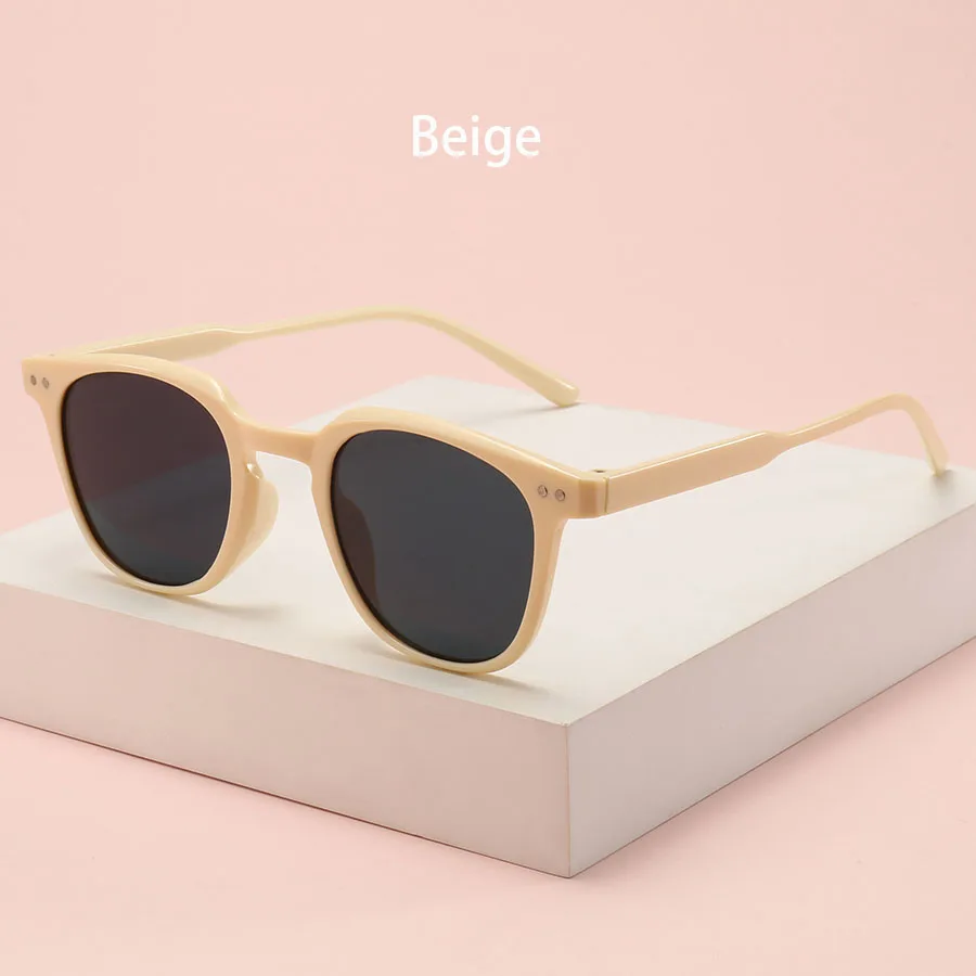 Modische Kleine Runde Unisex Damen Puder-Rouge Farbverlauf Rosa Gläser Klassische Metall-Dekoration Outdoor-Brille für Frauen und Männer – Detail 11