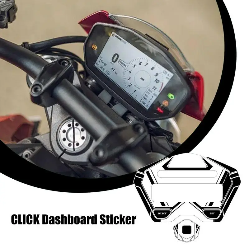 Motorcycle Dashboard Sticker Dashboard Protection Sticker High-Definition Speedometer Screen Protector Motorcycle Scratch