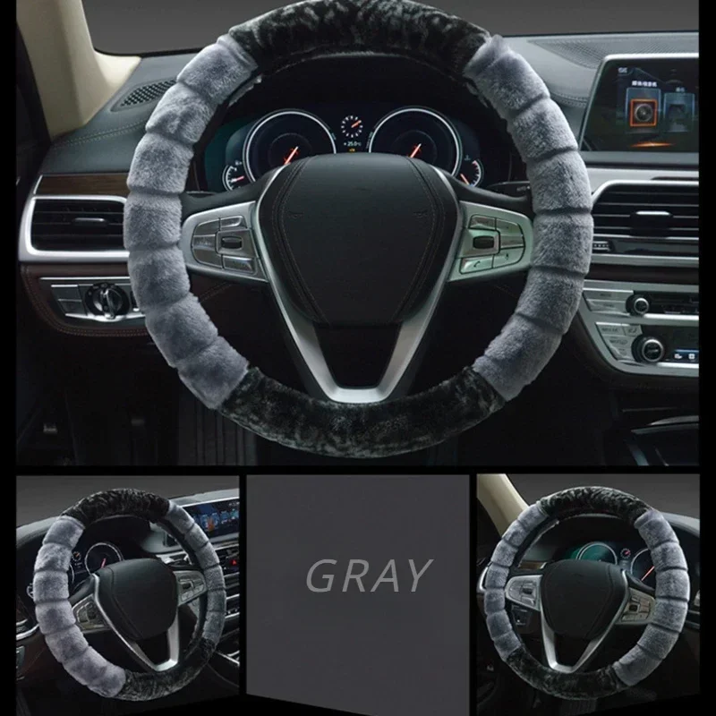 Warm Plush Universal Steering Cover 2