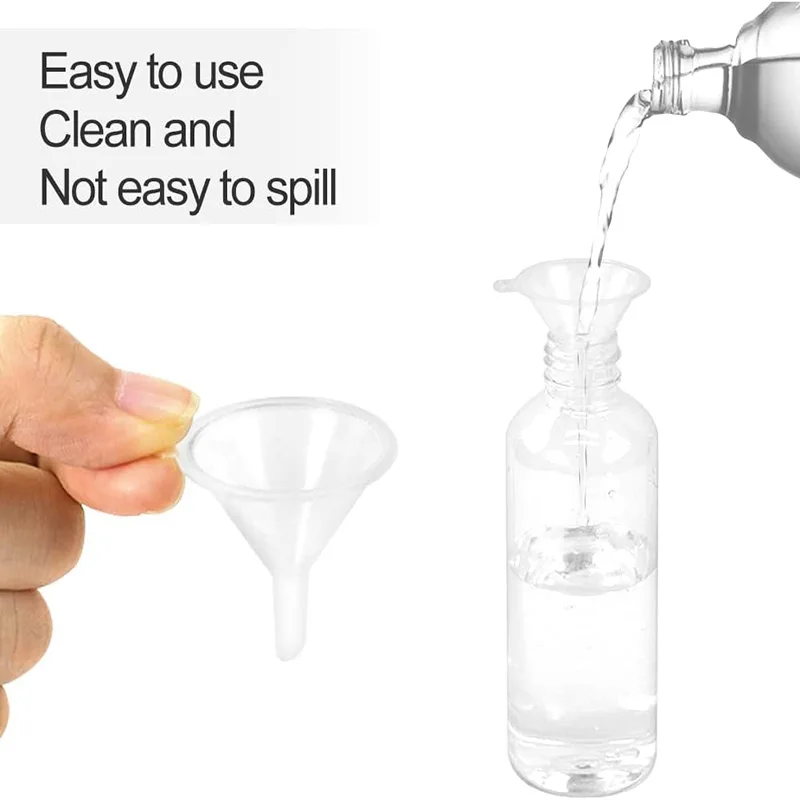 4Pcs Spray Bottles with Funnel 100ML Travel Spray Bottles Set Reusable Plastic Travel Sprayer Bottles Kit Empty Sprays Bottle