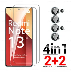 Dla Xiaomi Redmi Note 13 Pro 4G Glas 4 in1 szkło hartowane Redmy Note13 13Pro Note13Pro 5G folia ochronna ekranu