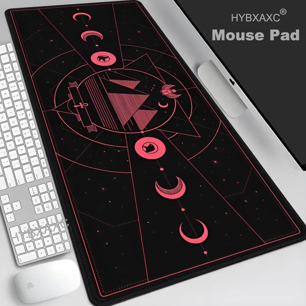 Mouse Pad Mystery Constellations Desk Mat Computer Pads Tarot Card Kawaii Mousepad Gamer Accessories Cute Mouse Mat Rubber Pad