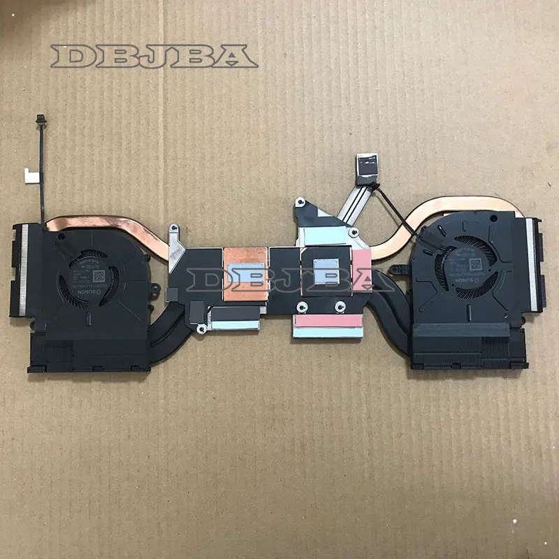New 02GN4X 2GN4X Black For Dell Alienware M16 R2 EG75071S1-C410-S9A EG75071S1-C420-S9A CPU GPU Cooling  Heatsink Fan