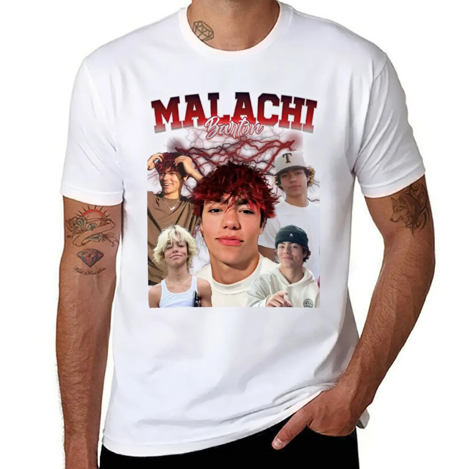 

Malachi Barton Retro Style T-Shirt funny t shirts cotton t shirt man luxury T-Shirt