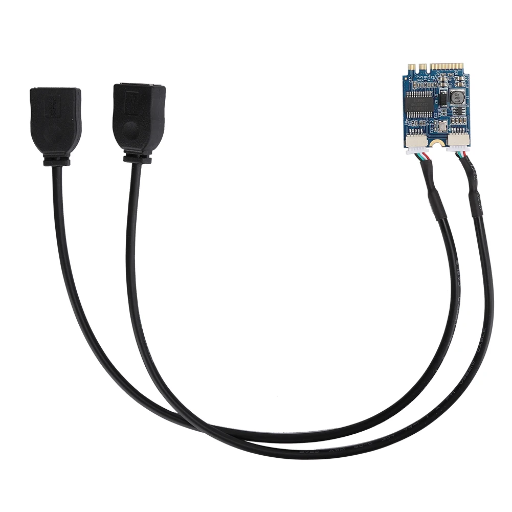 M.2 NGFF إلى بطاقة USB الناهض ، المفتاح ، إلى USB ، بطاقة توسيع الواجهة ، محول كابل منفذ مزدوج