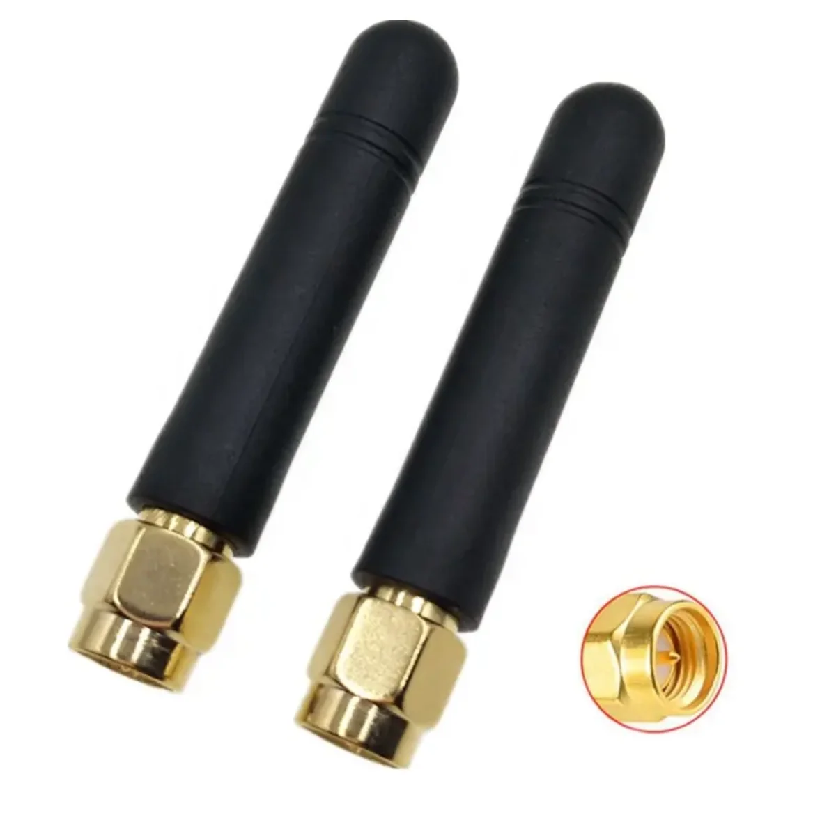 2 قطعة 433 ميجا هرتز LoRa هوائي أومني مكاسب عالية 3dBi SMA ذكر هوائي مطاطي صغير لوحدة الإرسال والاستقبال اللاسلكية ملحقات طائرة بدون طيار #2