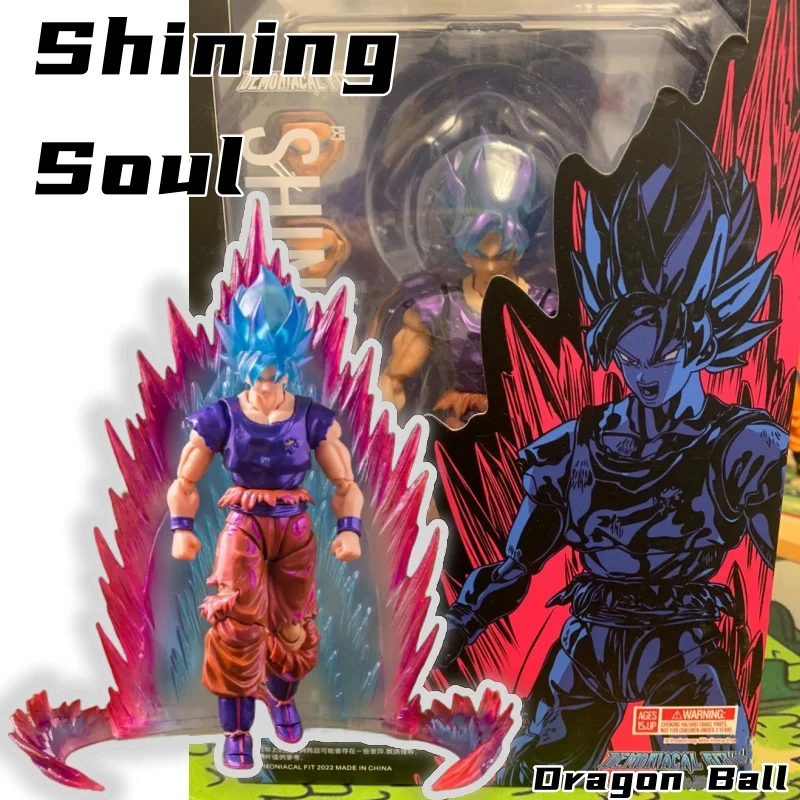 Dragon Ball Demoniacal Fit DF SHF Shining Soul Anime Figure Super Saiyan God  Son Gouku Action Figure Toys Statue Model Gifts