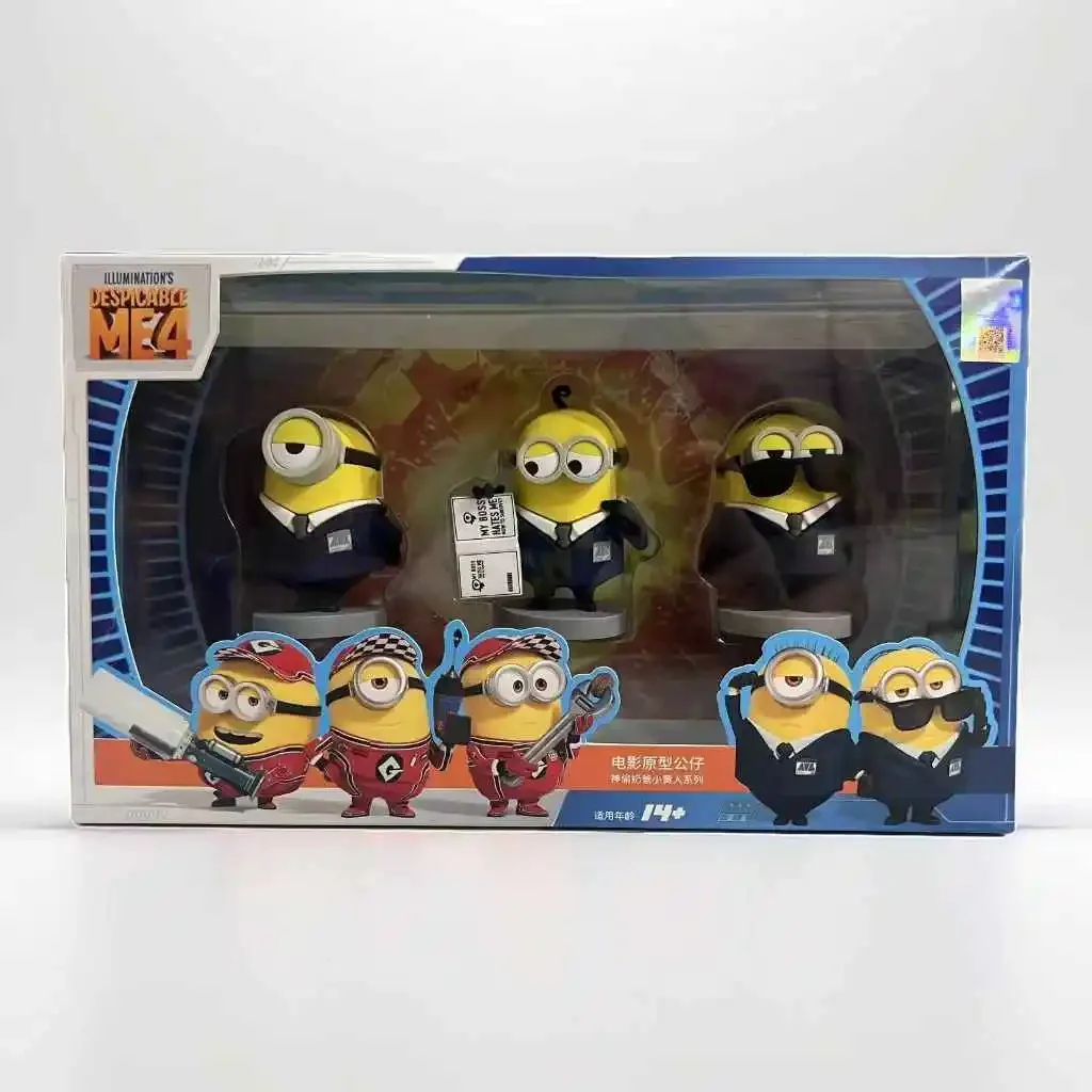 Minions The Rise of Gru Movie Minions Despicable Me 4 Toys Jerry Dave Gus Tim Action Figure Interactive Unique Toy Birthday Gift