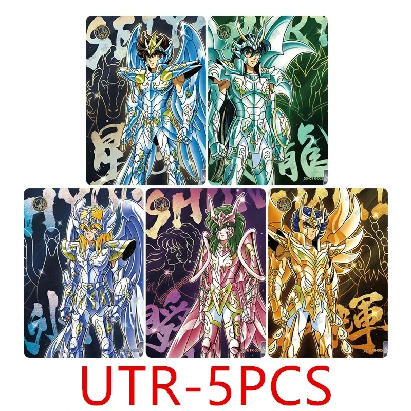 Kayou-Genuine Saint Seiya Jogo de Cartas para Crianças, Athena, Papa, Poseidon, BP, UR, UTR, MR, Conjunto Completo de Cartão Único, Anime Cartão de Coleção