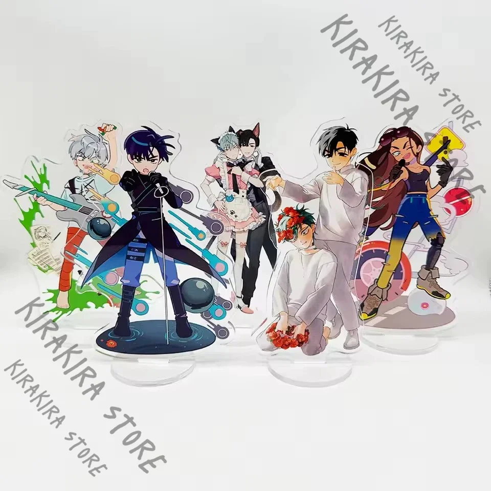 

Alien Stage Till Ivan Acrylic Standing Sign Figure Mizi Sua Hyuna Luka Q Version Anime Cosplay Ornaments Unofficial Table Decor