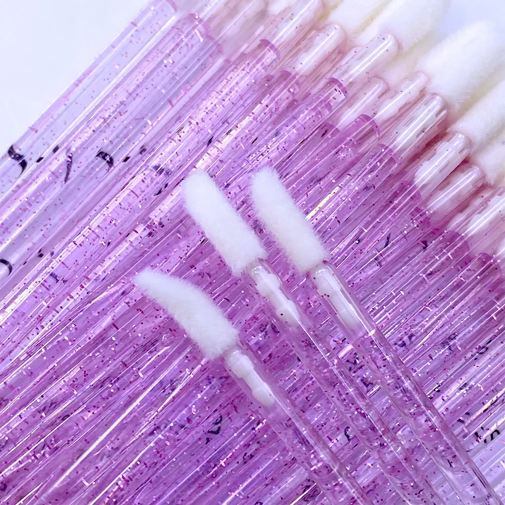 500 قطعة فرش الشفاه القابل للتصرف فرشاة للمكياج الرموش تمديد ملمع الشفاه قضيب أحمر الشفاه الصولجانات مجموعة مستحضرات التجميل