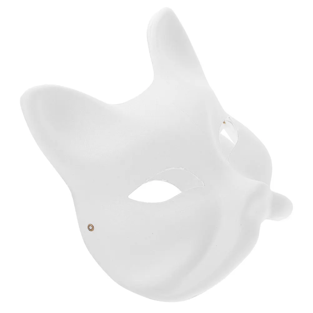 

Blank Hand Drawn Mask Halloween Diy Fox Masks Cosplay Painted Fancy Dress For Painting