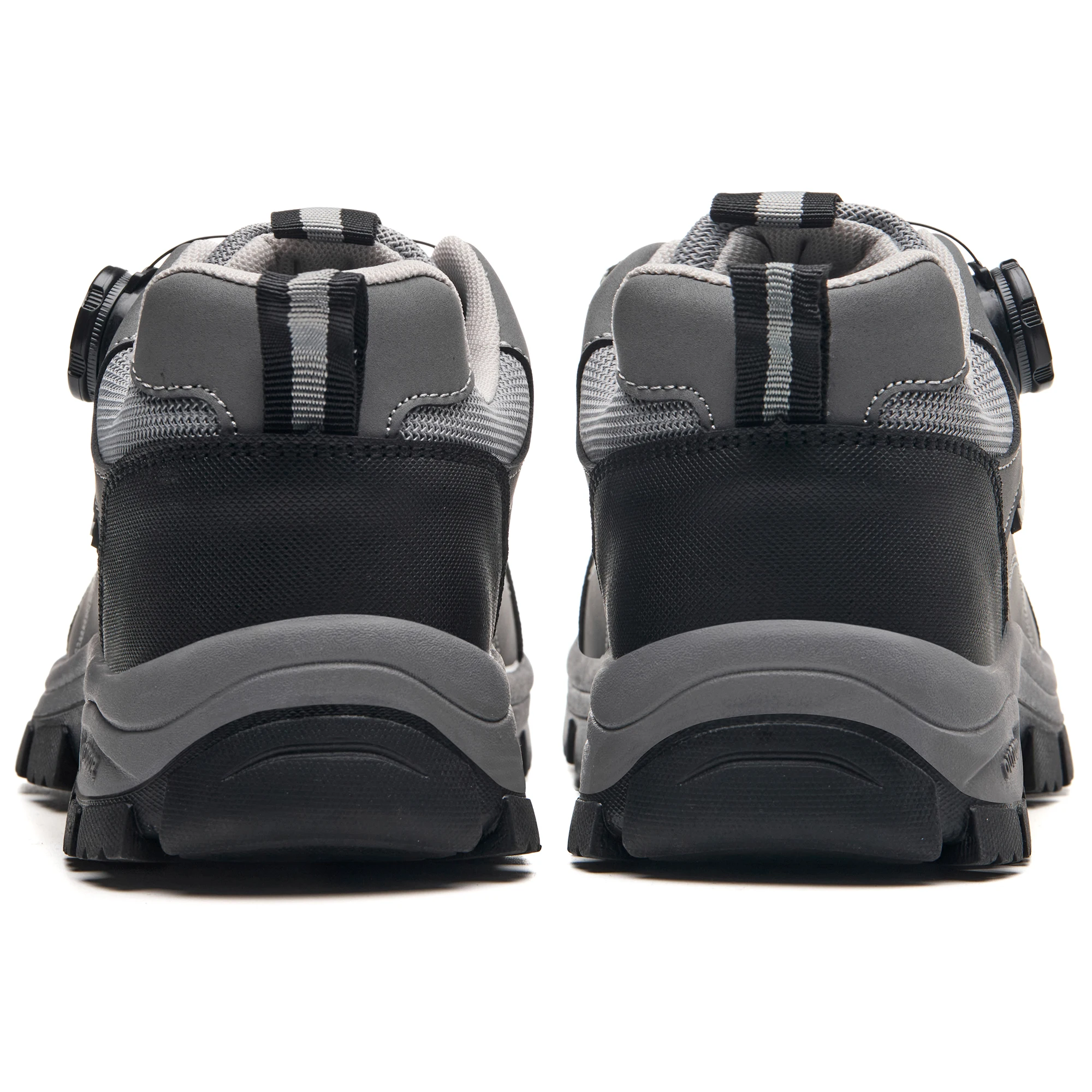 أحذية أمان للرجال ذات مقدمة فولاذية مع نعل مضاد للكسر ومضاد للثقب ونعال مضادة للانزلاق، أحذية عمل صناعية بأزرار عصرية #6