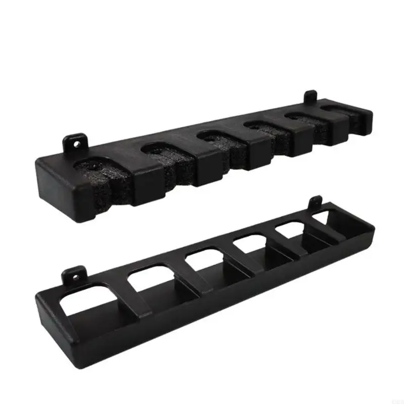 652D แนวนอนตกปลา Rod Rack ผู้ถือติดผนัง 6 Rod Fishing Rod Storage Racks