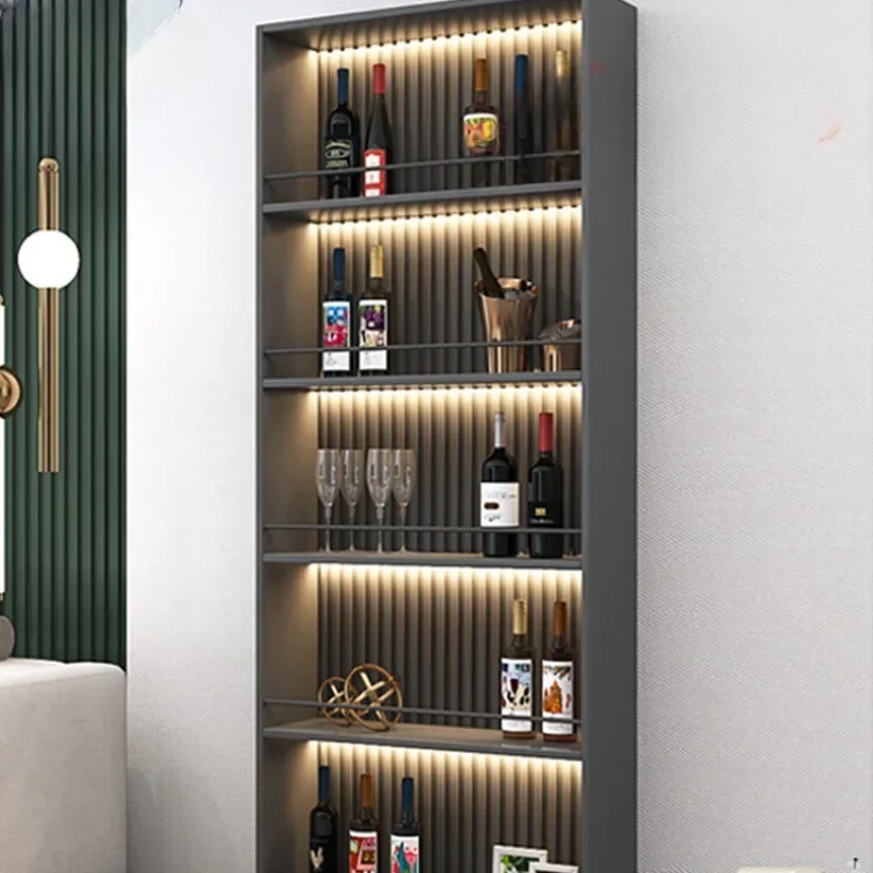 

Living Room Storage Racks Glass High Wine Cabinets Wall Corner Display Estante Vinos European Wine Cabinets Furniture QF50JG