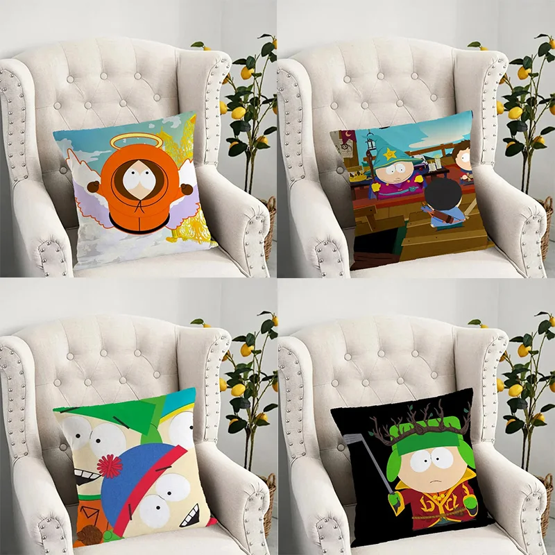 

Office Living Room Home Pillowcase Animation Pattern Pillowcase Car Ornaments