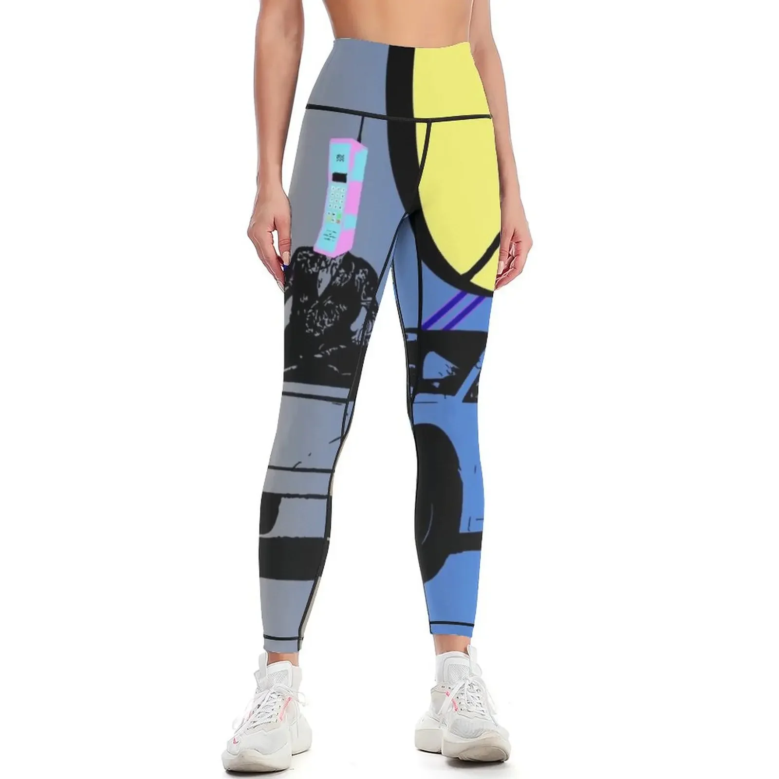 Miami Vice Vice Baby Boombox 80s Graphic Leggings sports for legings for fitness sport set Womens Leggings