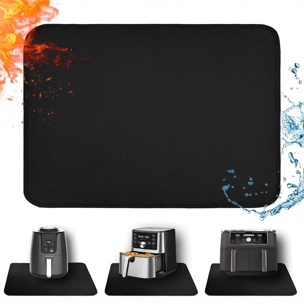 

Drying Anti-Slip Silicone Countertop For Air Fryers Coffee Makers Toasters Ovens Fireproof Pad Reusable High-Temperature Resist