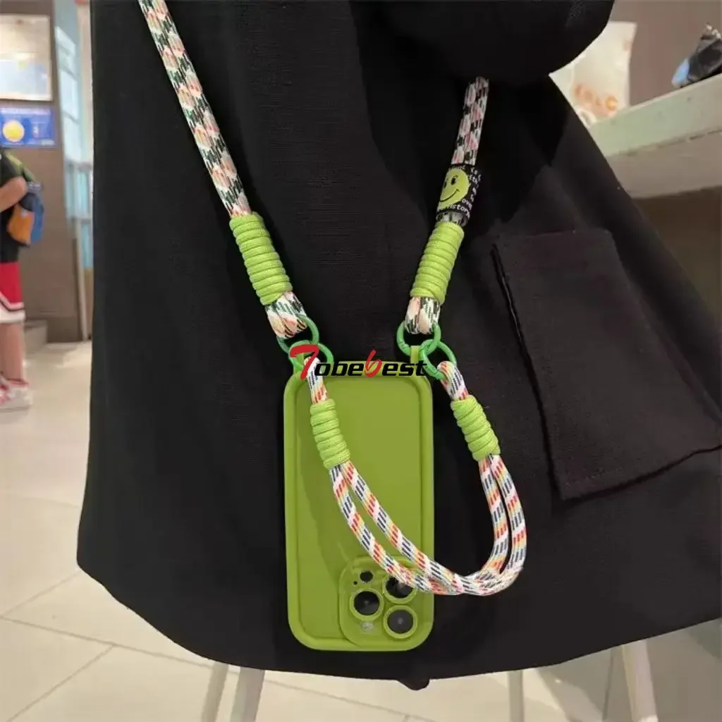 Wrist Strap Crossbody Lanyard Necklace Silicone Case For OnePlus 12 11 8T 10R 11R 12R ACE 2 3 4 3V 2T CE2 CE4 Cover