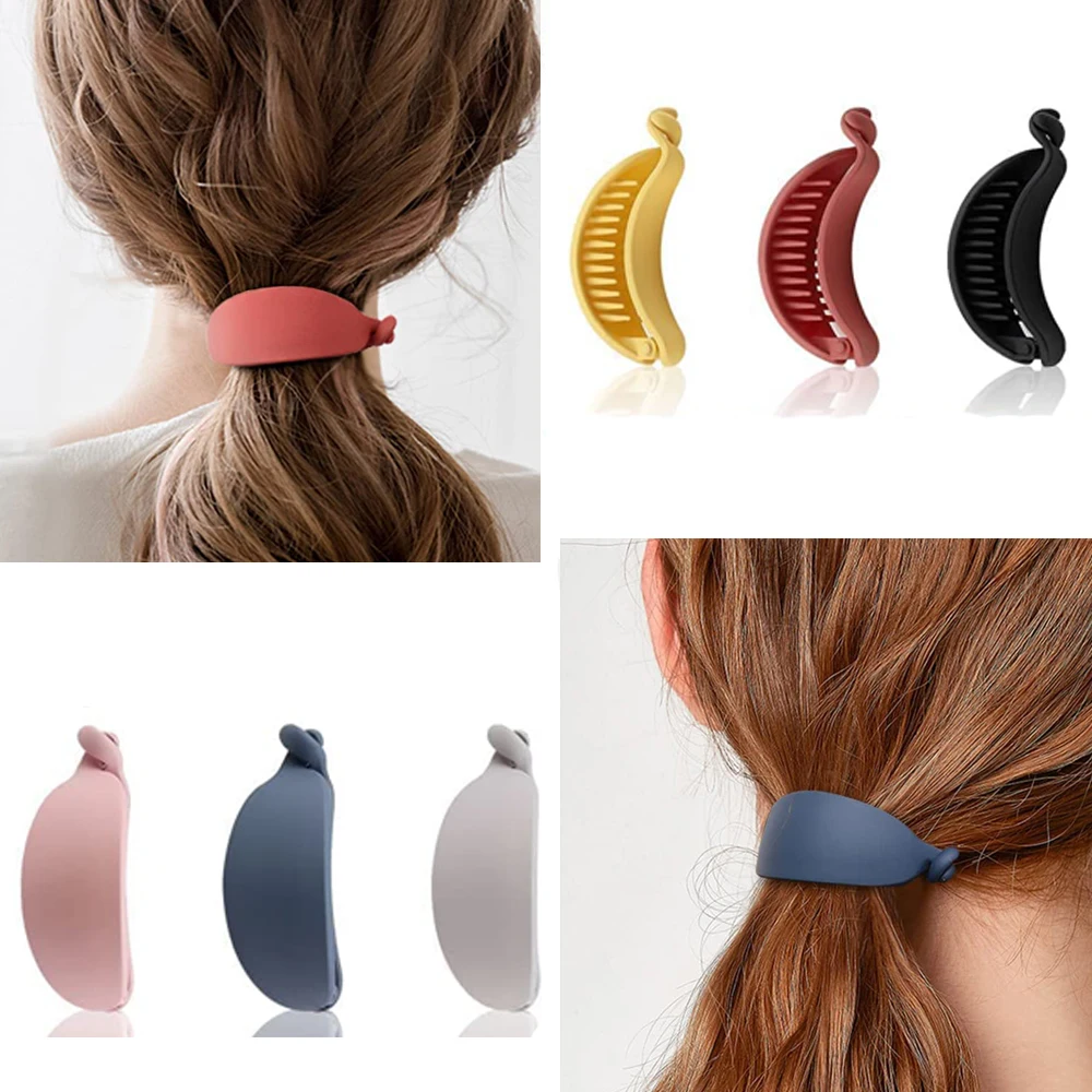 

Banana Hair Clips Fishtail Clamps Ponytail Holder Clip for Women Girls Hair Styling Accessories Tools No Slip Hairpins Claws