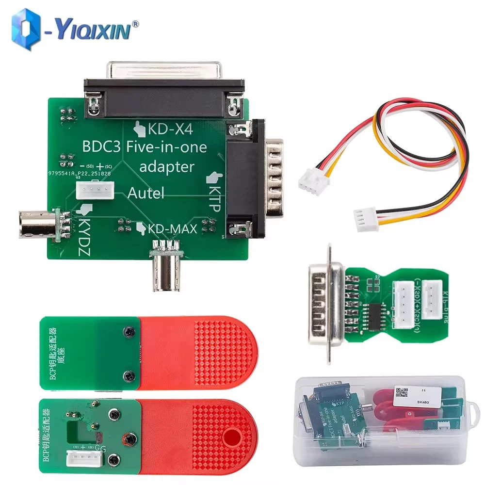 

Адаптер 5 в 1 BDC3 для программирования ключей, BCP, без пайки, для Key Tool Plus, IM608, IM508, KD-X4, KYDZ, VVDI, OEM, BDC3, универсальный адаптер.
