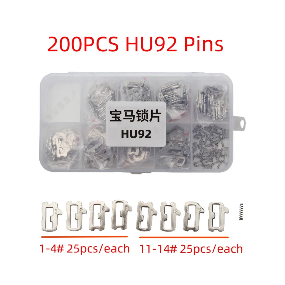 keychannel 200pcs HU92 Lock Pins Automobile Repair Lock Pin for CAS2 CAS3 3 5 Seires X3 X5 X6 Replace Lock Pin  Locksmith Tool