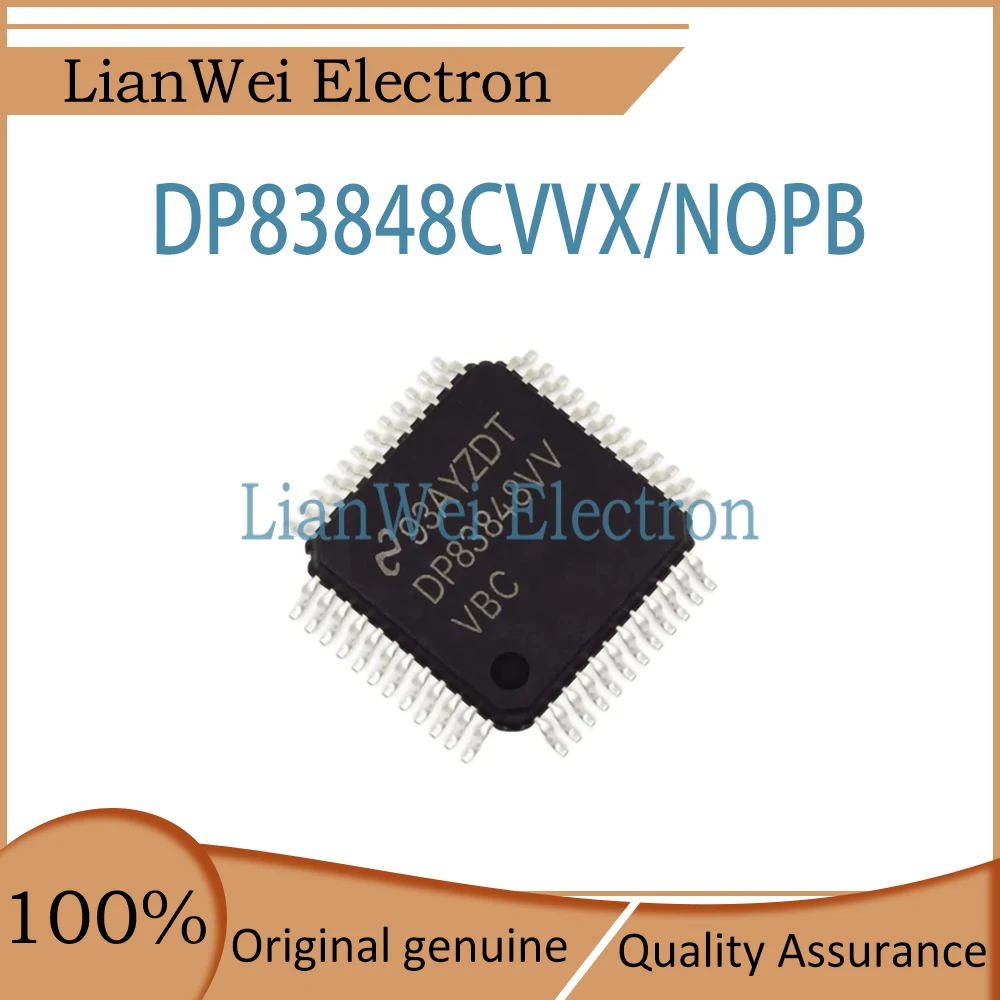 

(1-10 Piece)100% New DP83848 DP83848CVVX/NOPB DP83848CVVX DP83848VV DP83848VVVBC IC Chipset LQFP-48